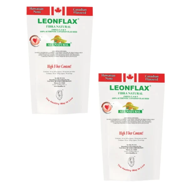 LeonFlax Empaque Anverso Pack x 2
