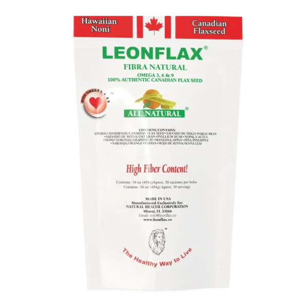 LeonFlax Empaque Anverso