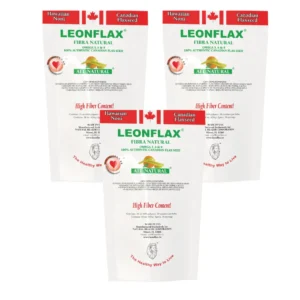 LeonFlax Empaque Anverso Pack x 3